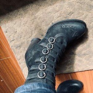 John Fluevog - Woodland Strappy Ankle Booties